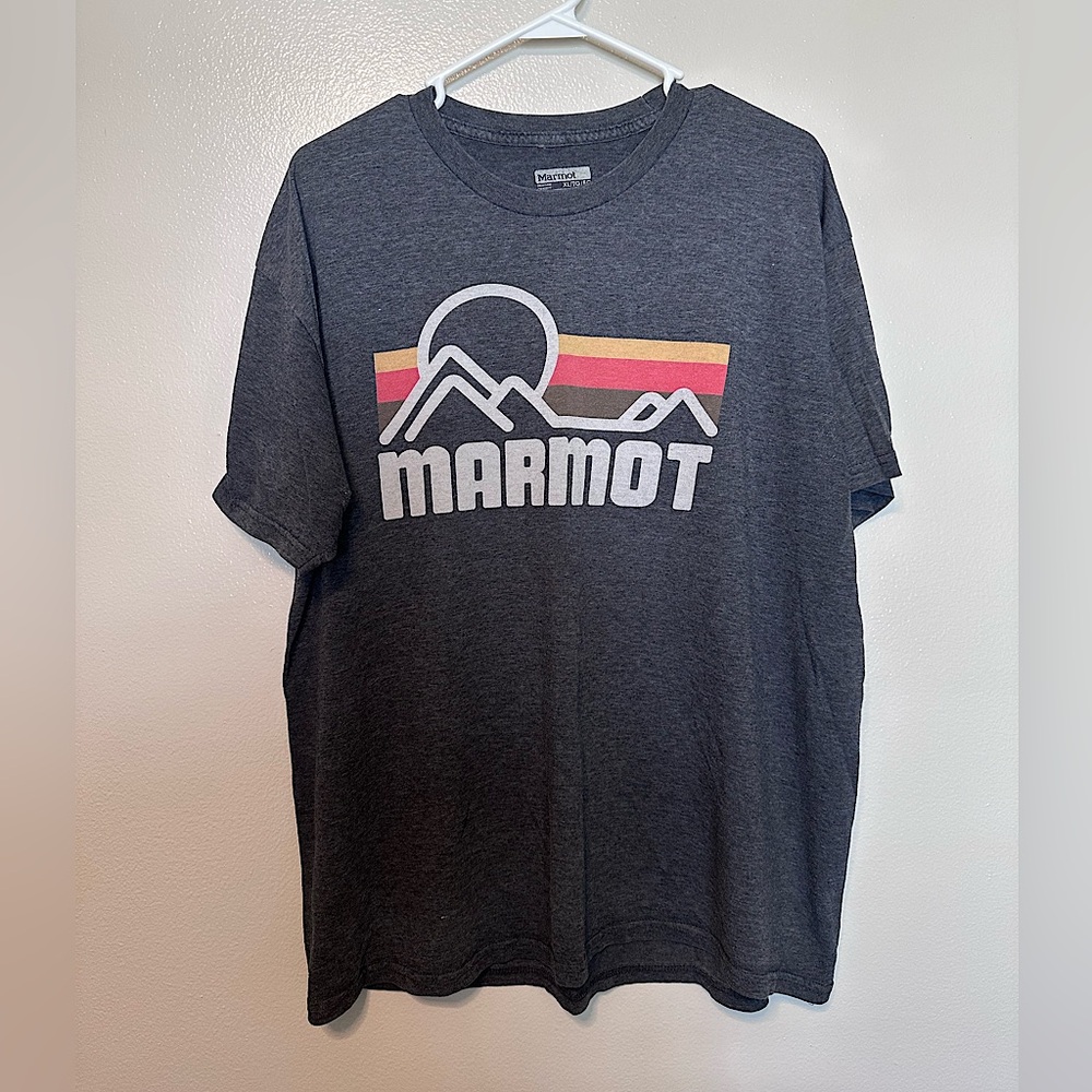 Marmot - Men’s Short Sleeve Shirt - Blue/Gray - XL